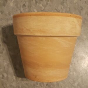 Classic Terracotta Plant Pot - Cream